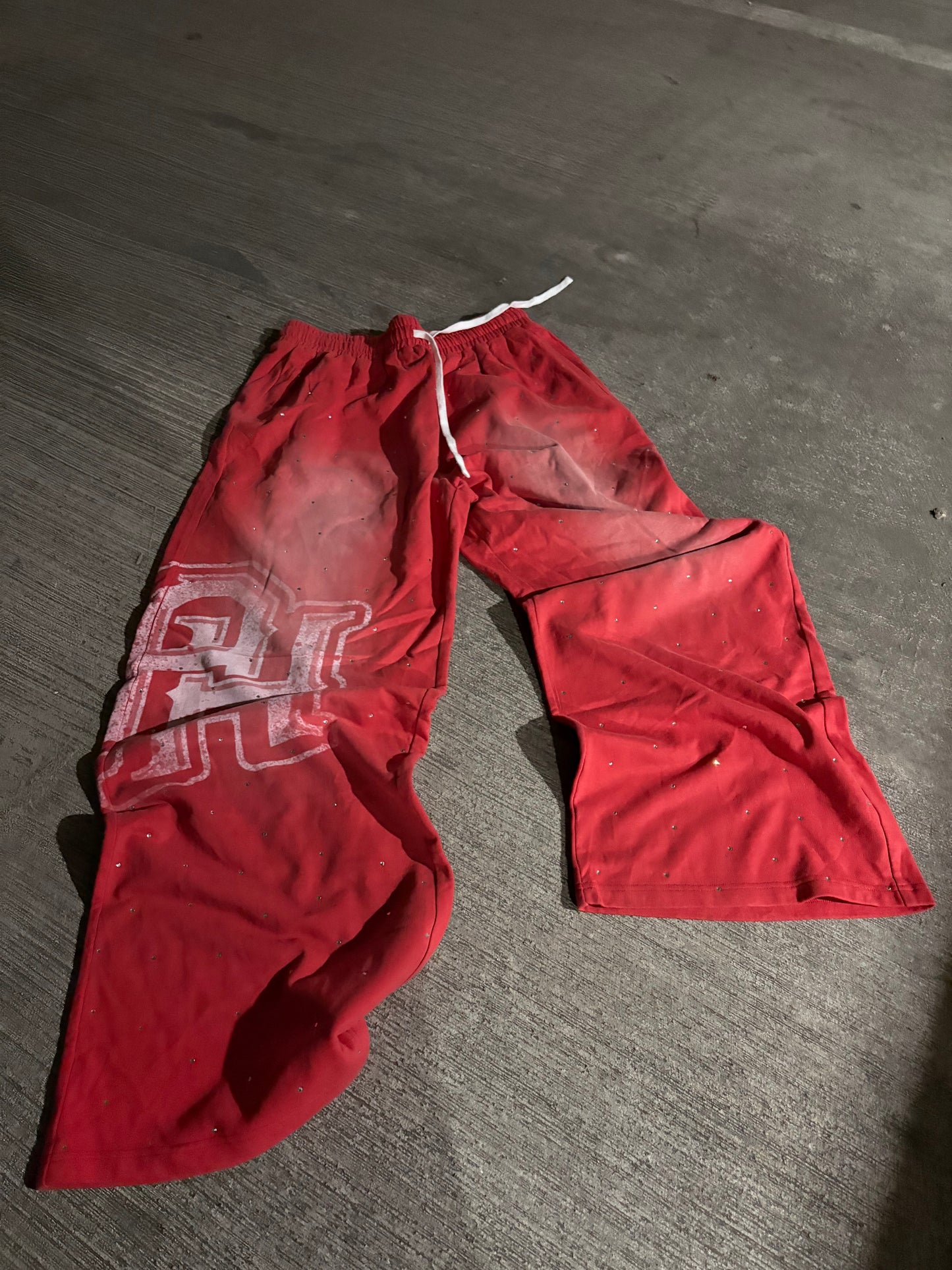 Baggy Ambitious Rhinestone sweats